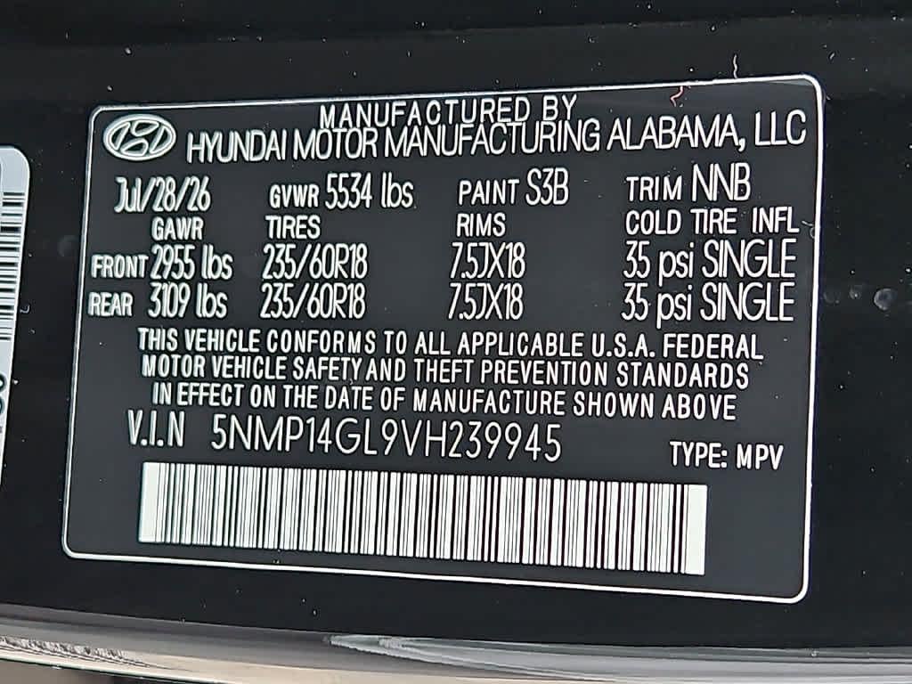 2027 Hyundai Santa Fe SE