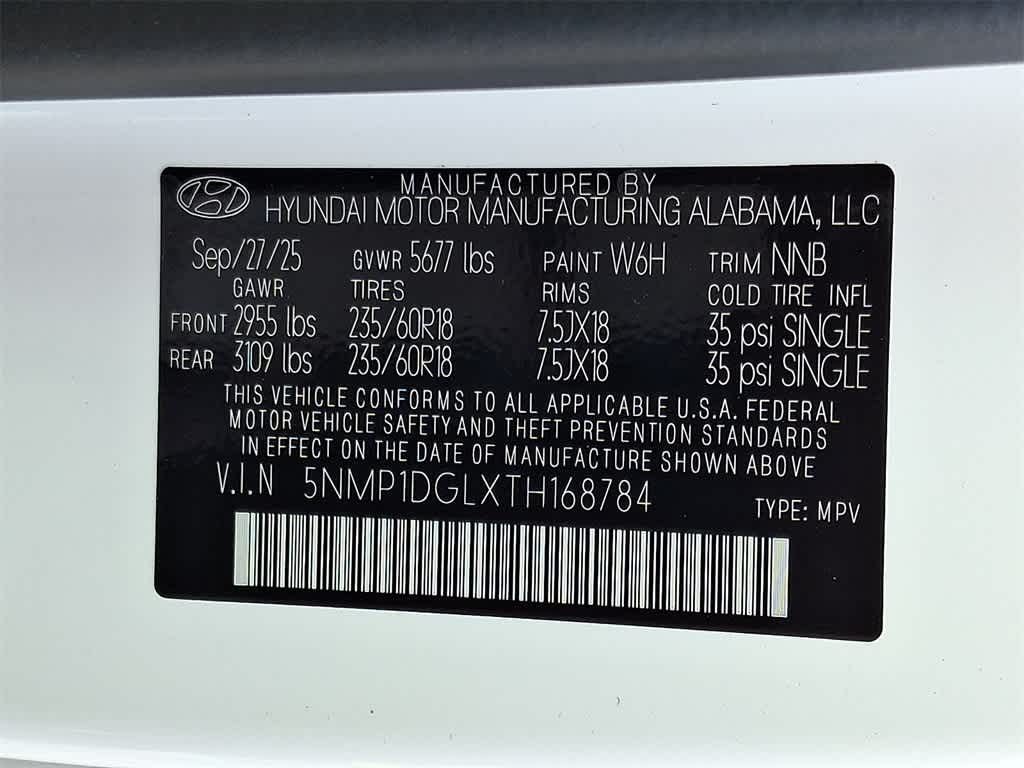 2026 Hyundai Santa Fe SE