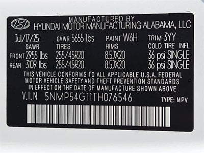 2026 Hyundai Santa Fe Hybrid Calligraphy