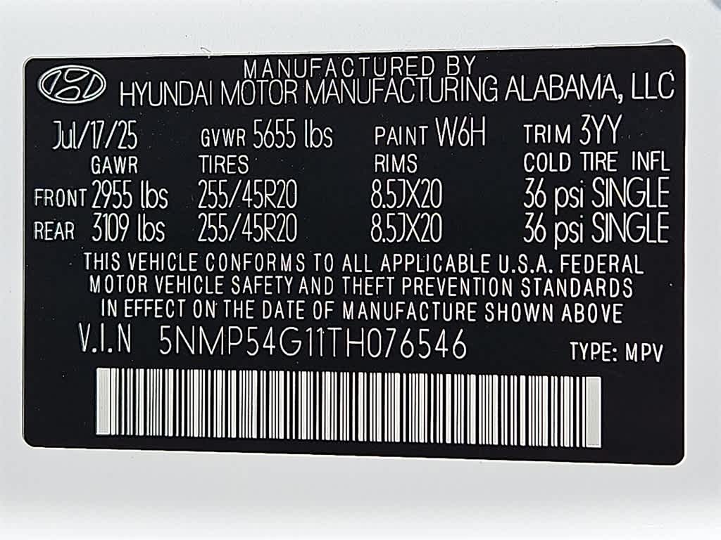 2026 Hyundai Santa Fe Hybrid Calligraphy