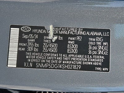 2025 Hyundai Santa Fe Hybrid Calligraphy