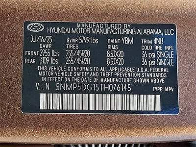 2026 Hyundai Santa Fe Hybrid Calligraphy