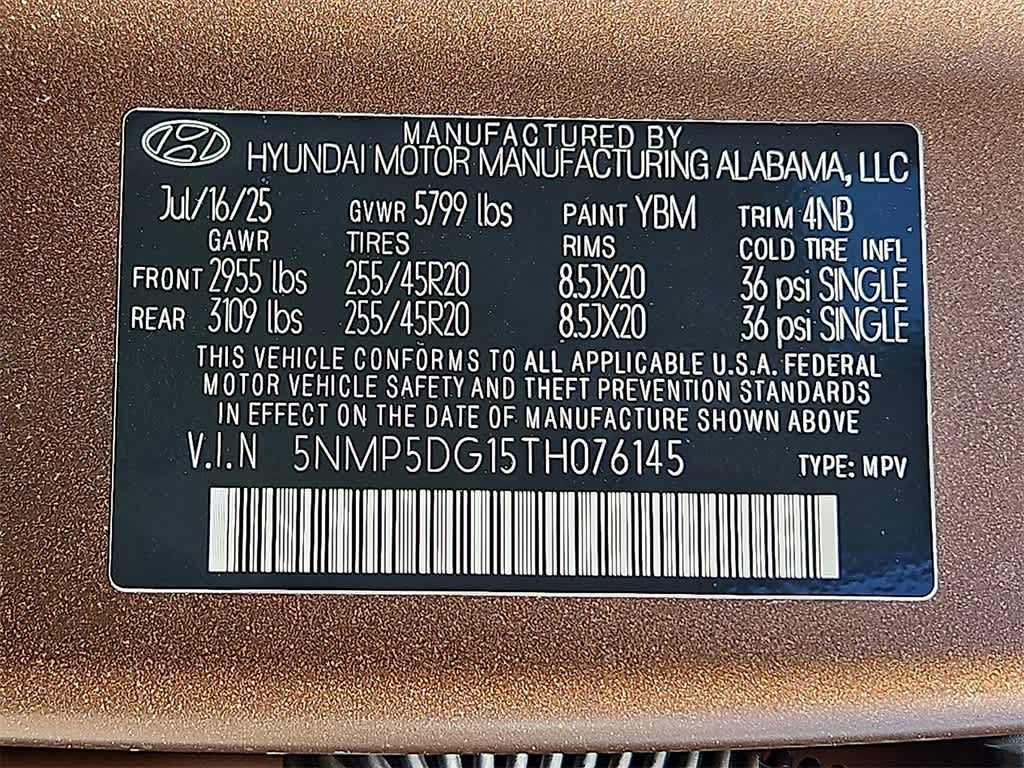 2026 Hyundai Santa Fe Hybrid Calligraphy