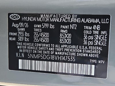 2027 Hyundai Santa Fe Hybrid Calligraphy