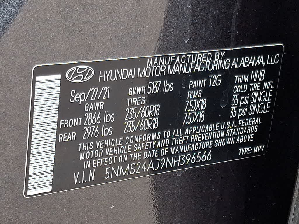 2022 Hyundai Santa Fe SEL