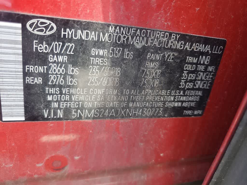 2022 Hyundai Santa Fe SEL