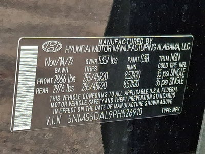 2023 Hyundai Santa Fe Calligraphy