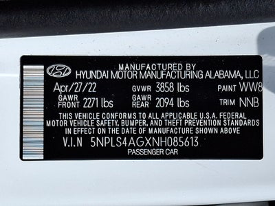 2022 Hyundai Elantra SEL