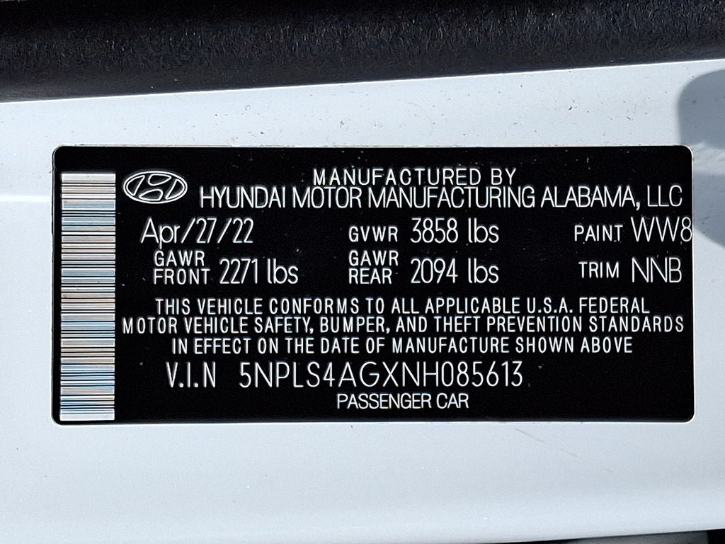 2022 Hyundai Elantra SEL