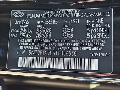 2026 Hyundai Santa Cruz SEL