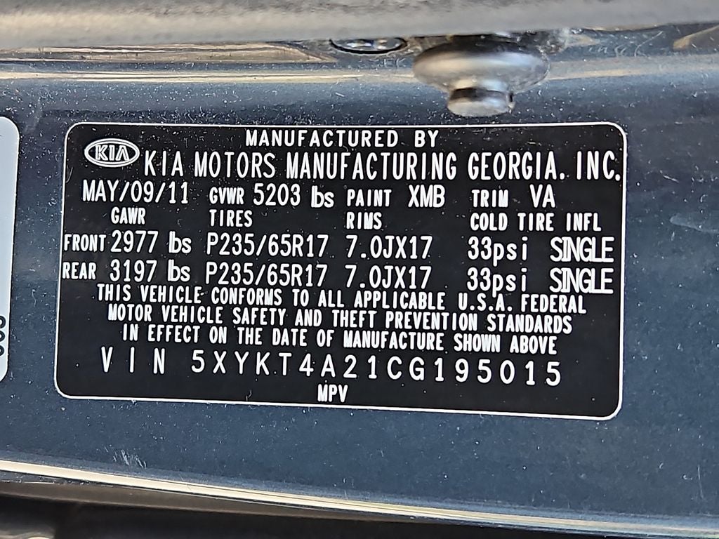 2012 Kia Sorento LX