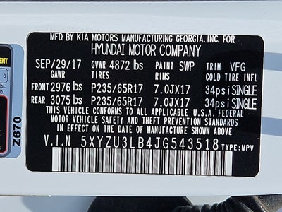 2018 Hyundai Santa Fe Sport 2.4L