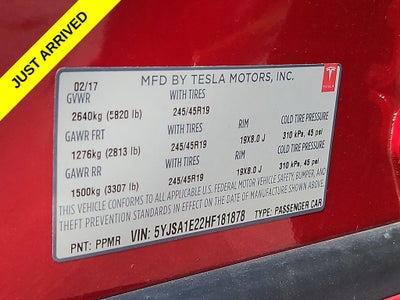 2017 Tesla Model S 90D