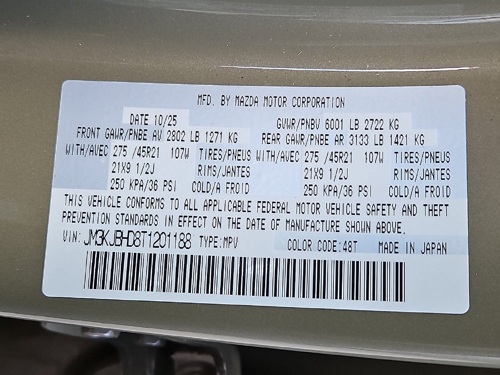 2026 Mazda Mazda CX-70 3.3 Turbo Preferred