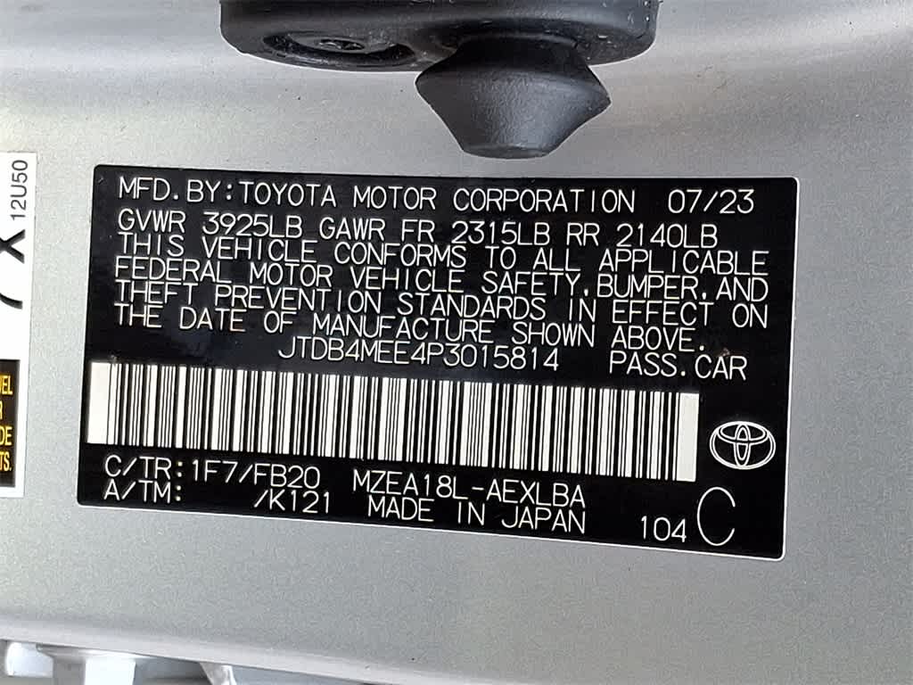 2023 Toyota Corolla LE