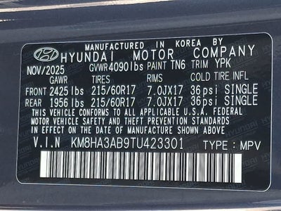 2026 Hyundai Kona SE