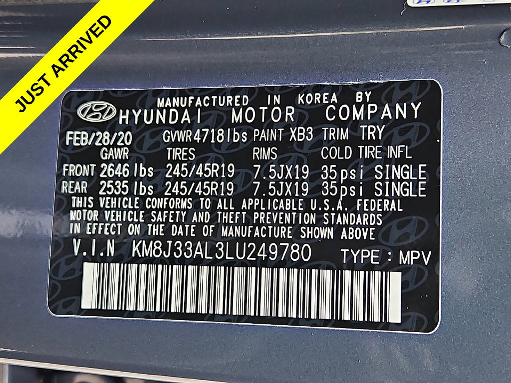 2020 Hyundai Tucson Sport