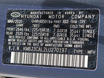 2020 Hyundai Tucson Ultimate