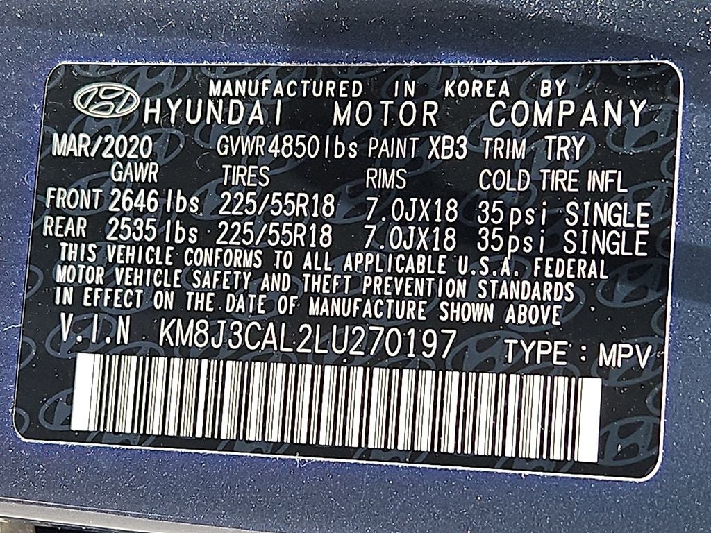 2020 Hyundai Tucson Ultimate