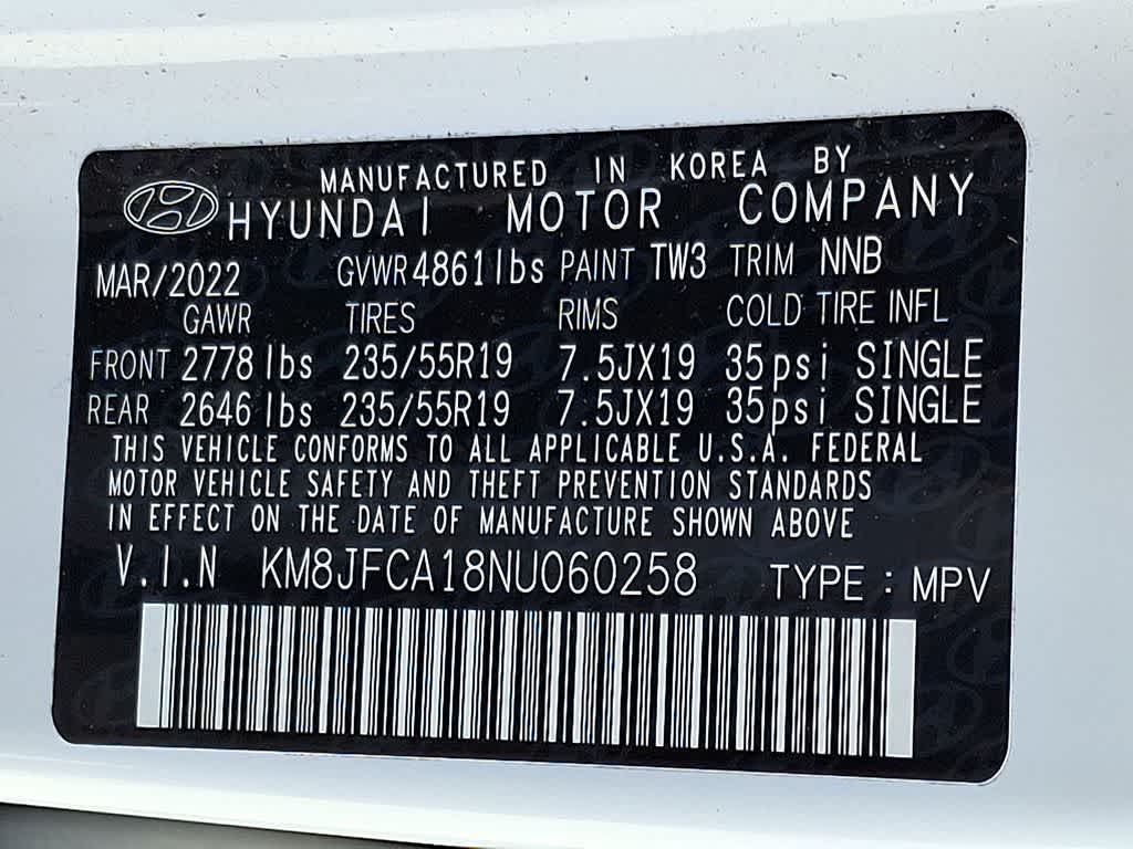 2022 Hyundai Tucson Hybrid SEL Convenience