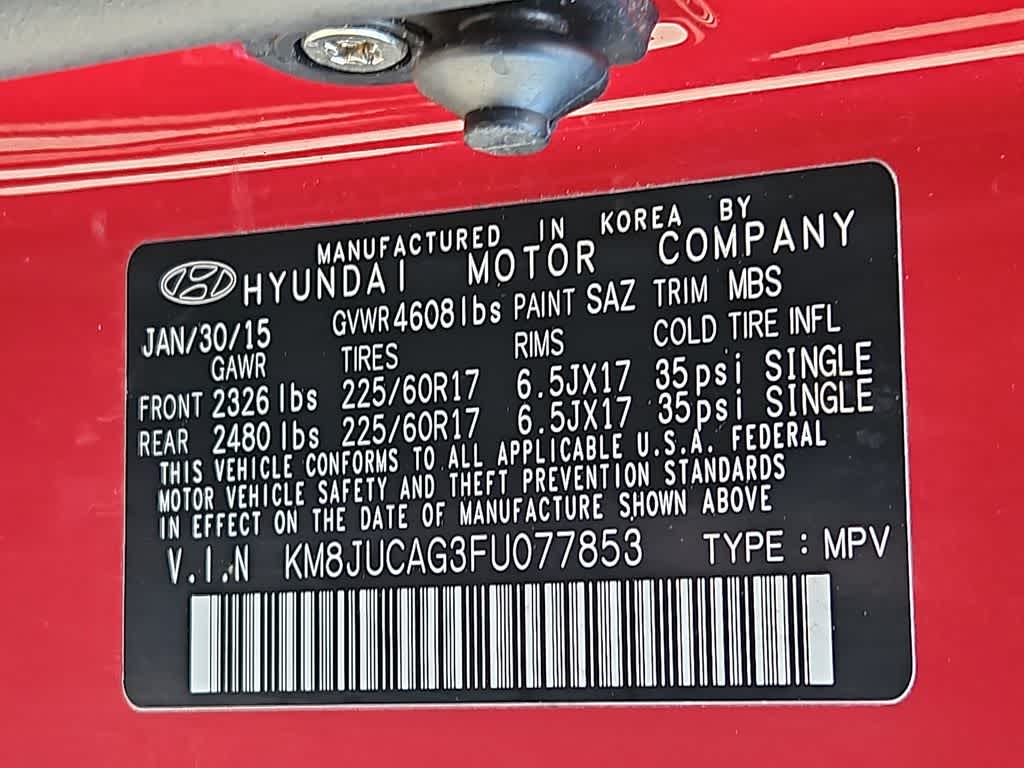 2015 Hyundai Tucson SE