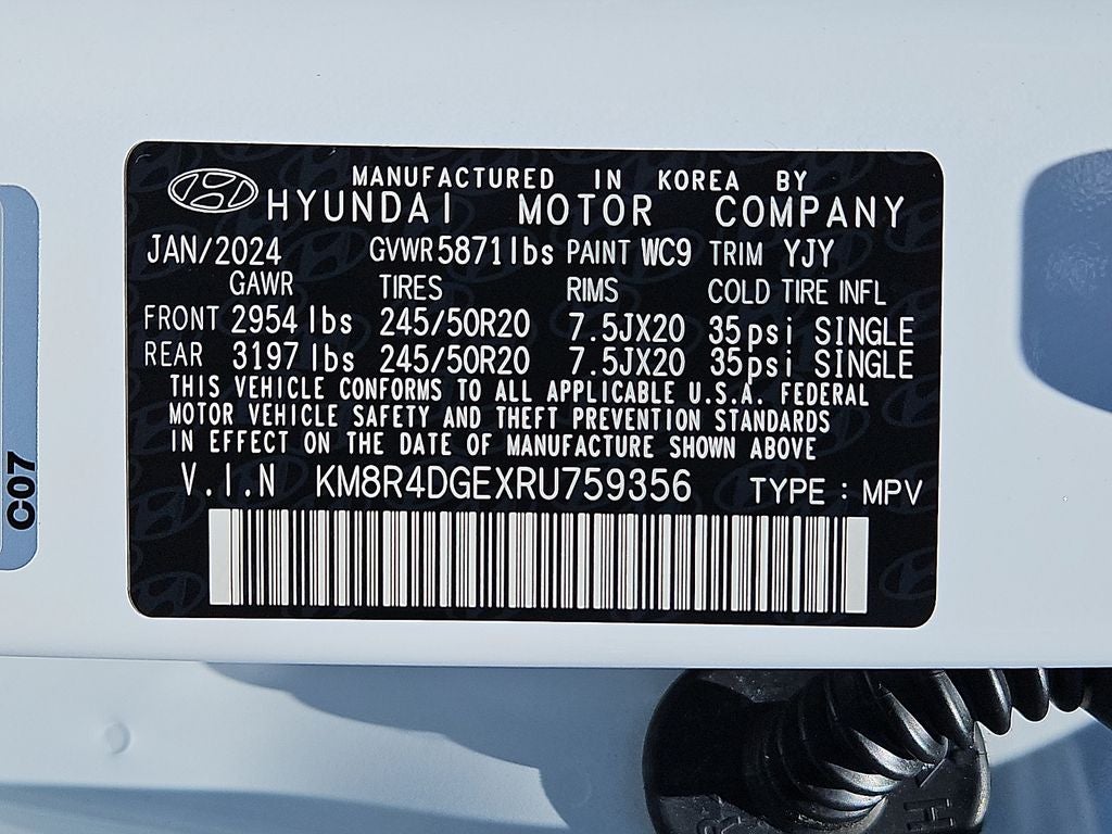 2024 Hyundai Palisade SEL 7P