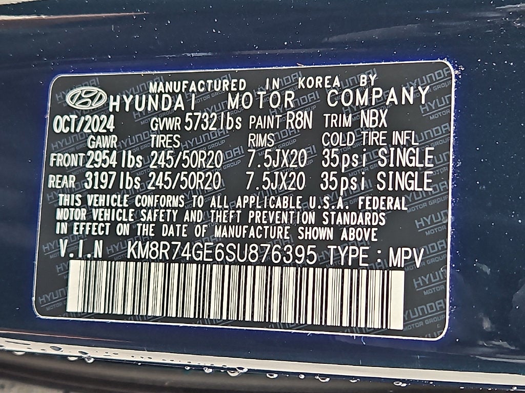 2025 Hyundai Palisade Calligraphy