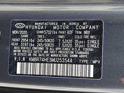 2021 Hyundai Palisade Calligraphy