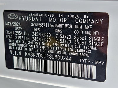 2025 Hyundai Palisade Calligraphy Night Edition