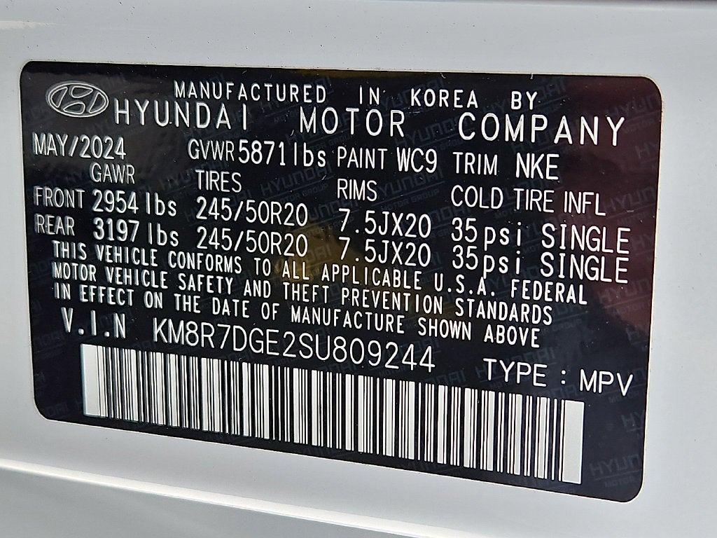 2025 Hyundai Palisade Calligraphy Night Edition
