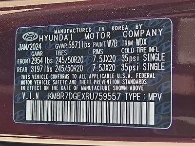 2024 Hyundai Palisade Calligraphy