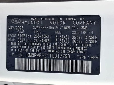 2026 Hyundai Palisade Calligraphy