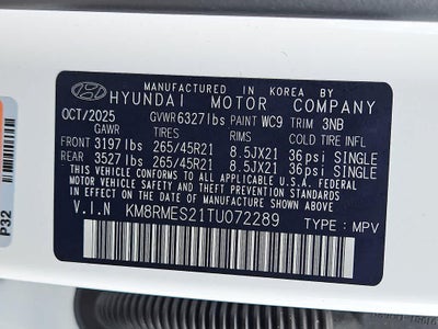 2026 Hyundai Palisade Calligraphy