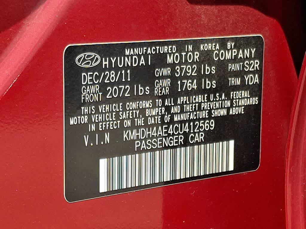2012 Hyundai Elantra GLS