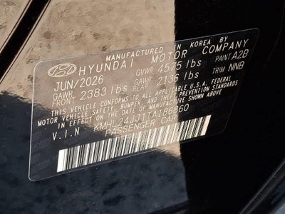2026 Hyundai Sonata Hybrid Blue
