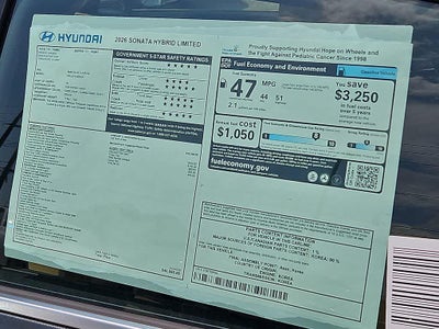 2026 Hyundai Sonata Hybrid Limited