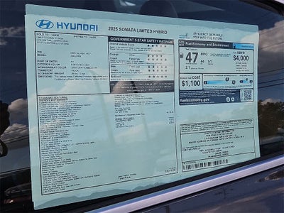 2025 Hyundai Sonata Hybrid Limited