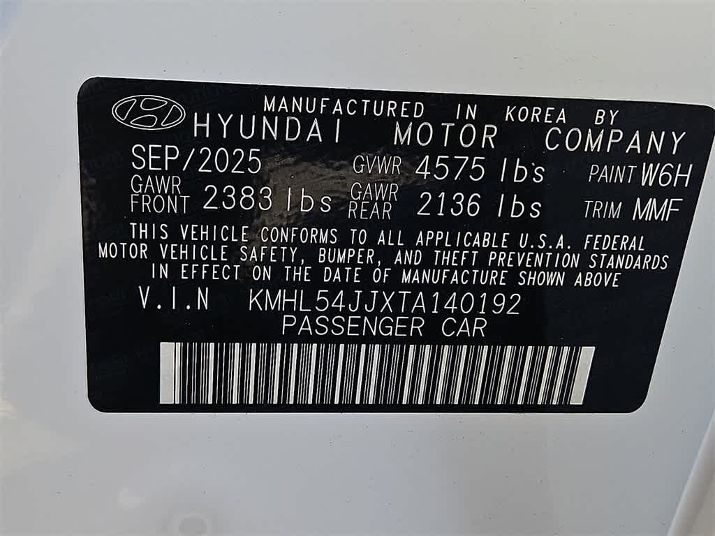 2026 Hyundai Sonata Hybrid Limited