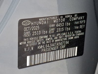 2026 Hyundai Sonata SEL Sport