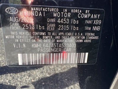 2026 Hyundai Sonata SEL Sport