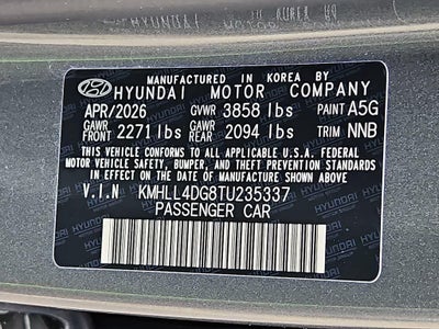 2026 Hyundai Elantra SE