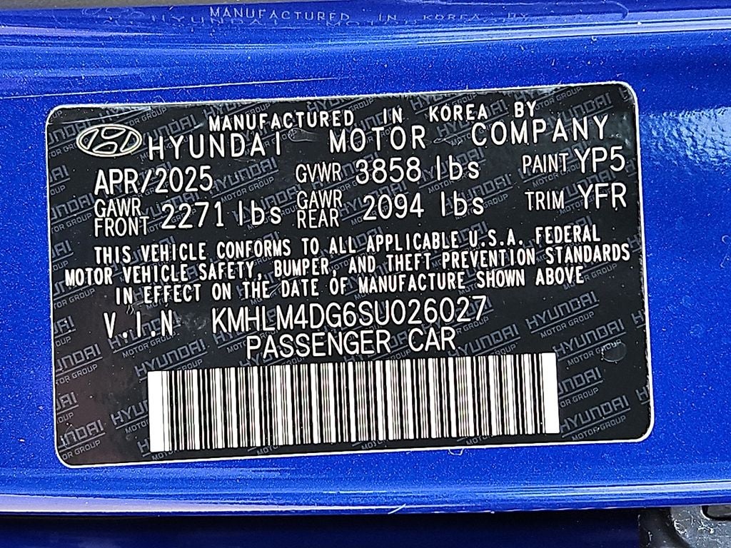 2025 Hyundai Elantra SEL Sport