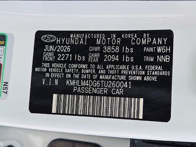 2026 Hyundai Elantra SEL Sport Plus