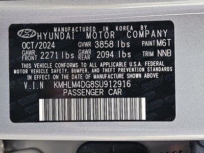 2025 Hyundai Elantra SEL Sport