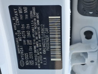 2026 Hyundai Elantra Hybrid Blue