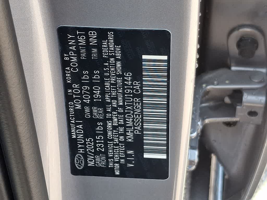 2026 Hyundai Elantra Hybrid Blue