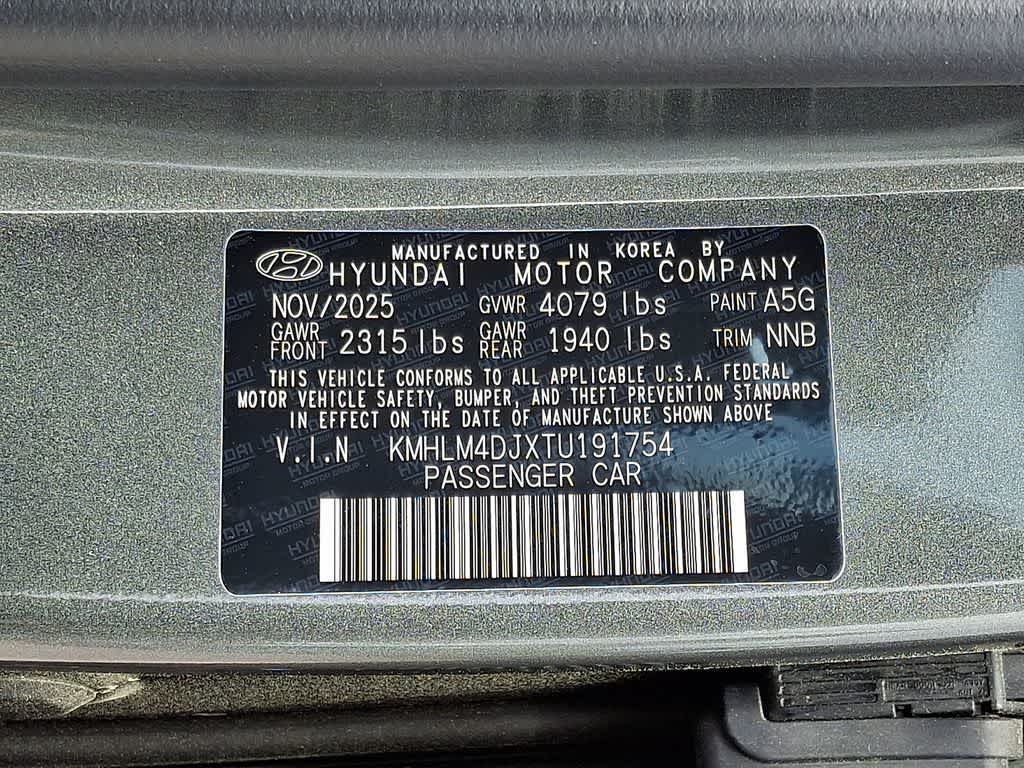 2026 Hyundai Elantra Hybrid Blue