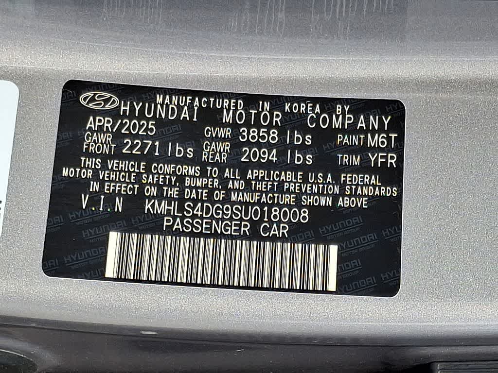 2025 Hyundai Elantra SEL Convenience