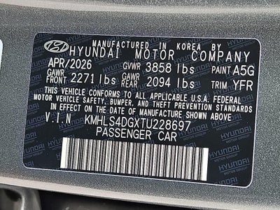 2026 Hyundai Elantra SEL Sport Premium