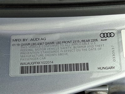 2019 Audi A3 Premium